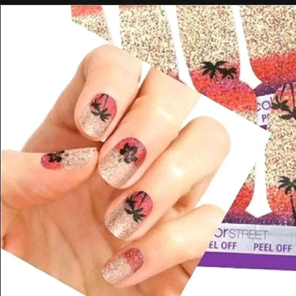 Color Street Hawaiian Half Light FDG211 Nail Polish Strips NWT